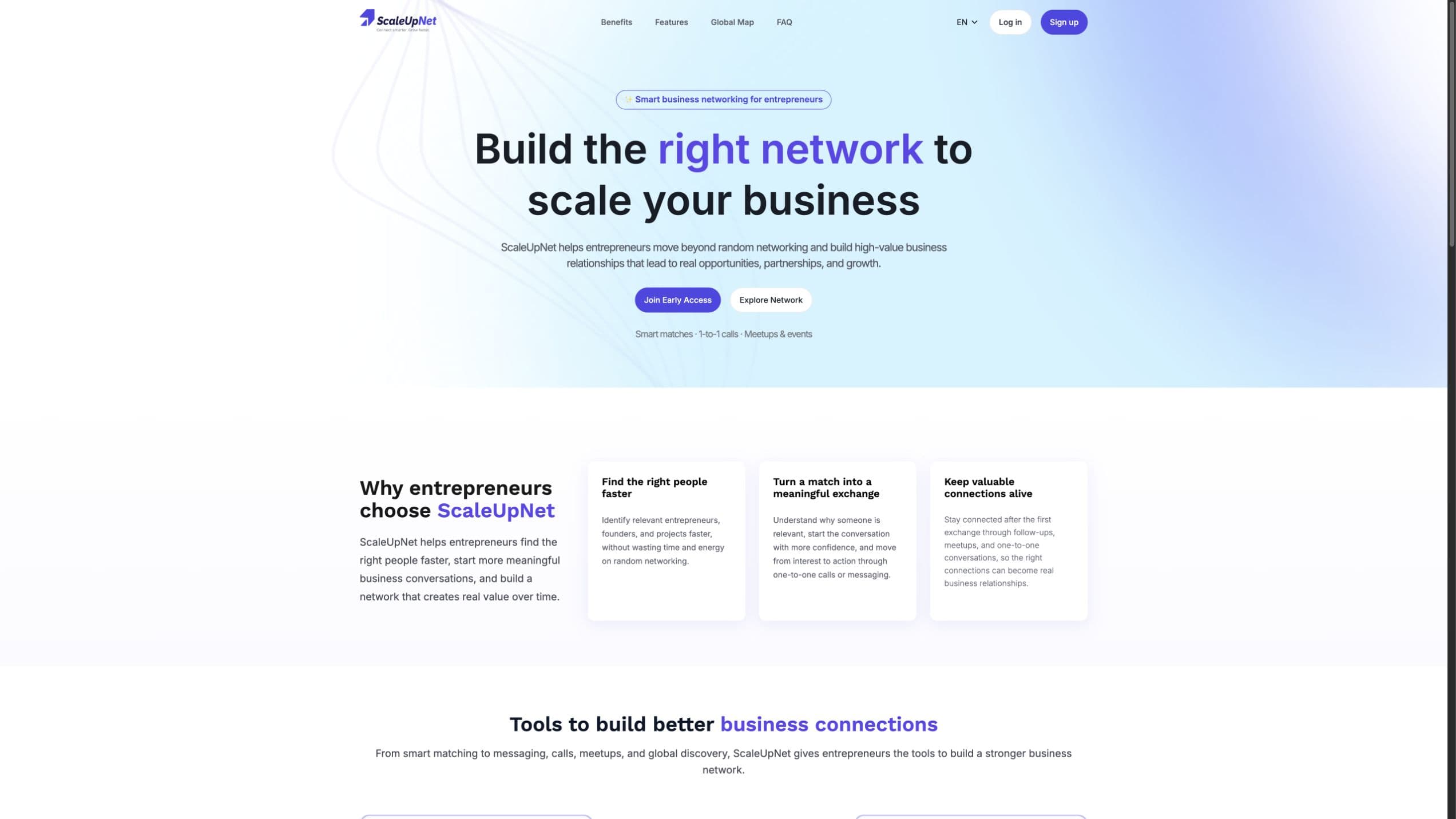 ScaleUp website preview